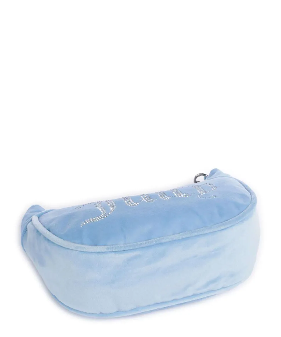 Kimberly S Schultertasche Samtgewebe hellblau