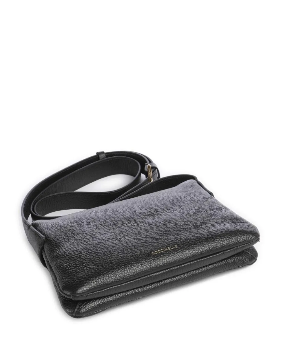 Kirsten Umhängetasche genarbtes Rindsleder schwarz