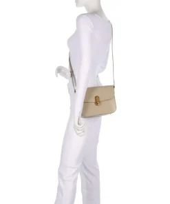 Kkayli Umhängetasche Rindsleder taupe