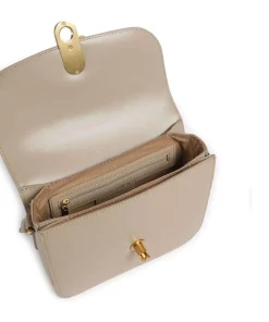 Kkayli Umhängetasche Rindsleder taupe