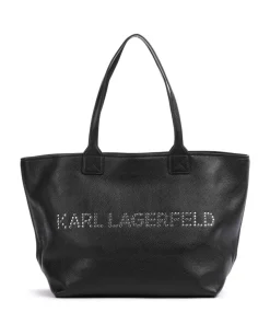 K/March Medium Shopper genarbtes Rindsleder schwarz