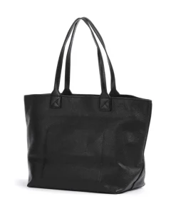 K/March Medium Shopper genarbtes Rindsleder schwarz