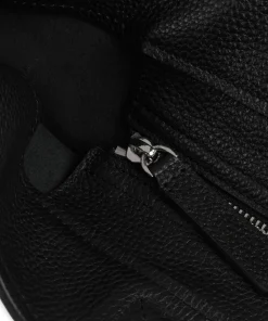 K/March Medium Shopper genarbtes Rindsleder schwarz