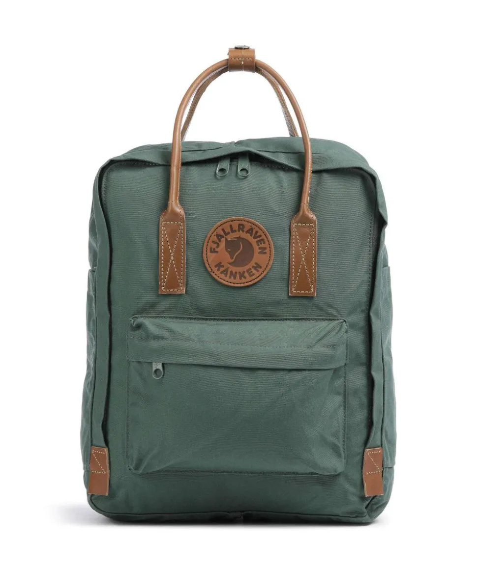 Kånken No. 2 Rucksack Bio-Baumwolle, recyceltes Polyester dunkelgrün