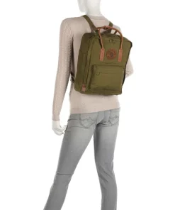 Kånken No. 2 Rucksack Bio-Baumwolle, recyceltes Polyester dunkelgrün