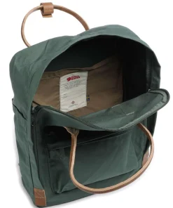 Kånken No. 2 Rucksack Bio-Baumwolle, recyceltes Polyester dunkelgrün