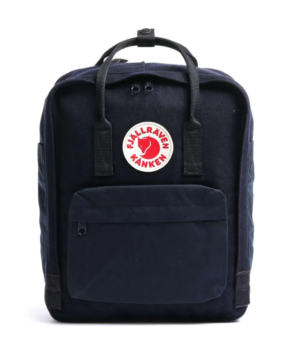 Kånken Re-Wool Rucksack recyceltes Nylon, Textil dunkelblau