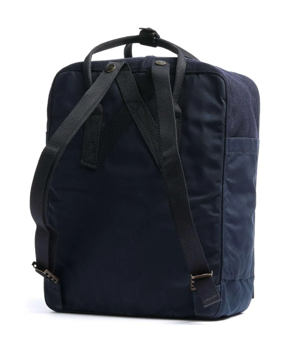 Kånken Re-Wool Rucksack recyceltes Nylon, Textil dunkelblau