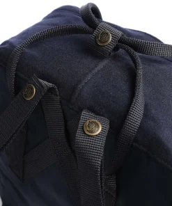Kånken Re-Wool Rucksack recyceltes Nylon, Textil dunkelblau