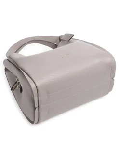 Knott Beuteltasche genarbtes Rindsleder taupe