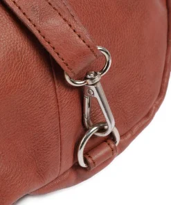 Kohlmarkt 108 Slingbag genarbtes Rindsleder rotbraun