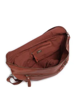 Kohlmarkt 108 Slingbag genarbtes Rindsleder rotbraun