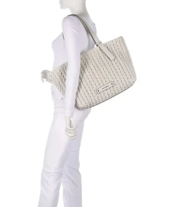 K/Pillow Shopper Lederimitat elfenbein