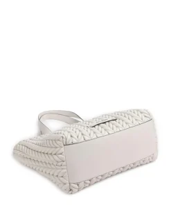 K/Pillow Shopper Lederimitat elfenbein