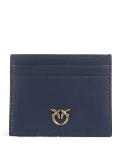 Kreditkartenetui fein genarbtes Kalbsleder dunkelblau