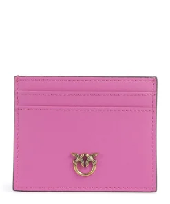 Kreditkartenetui fein genarbtes Kalbsleder pink