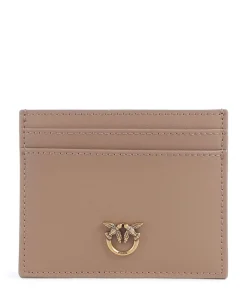 Kreditkartenetui fein genarbtes Kalbsleder taupe