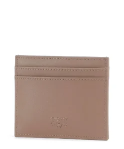 Kreditkartenetui fein genarbtes Kalbsleder taupe