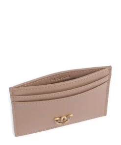 Kreditkartenetui fein genarbtes Kalbsleder taupe