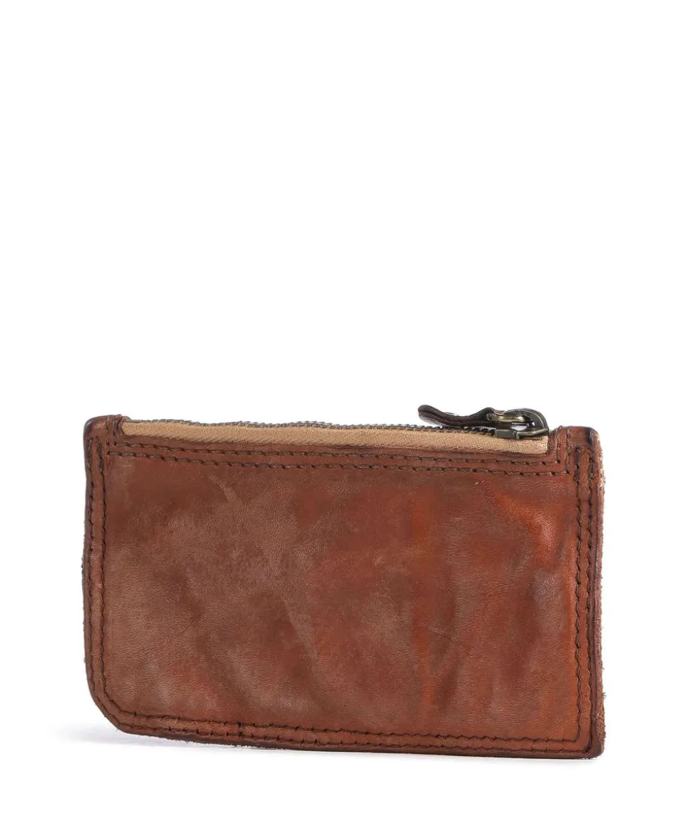 Kreditkartenetui fein genarbtes Rindsleder cognac