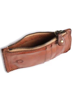 Kreditkartenetui fein genarbtes Rindsleder cognac