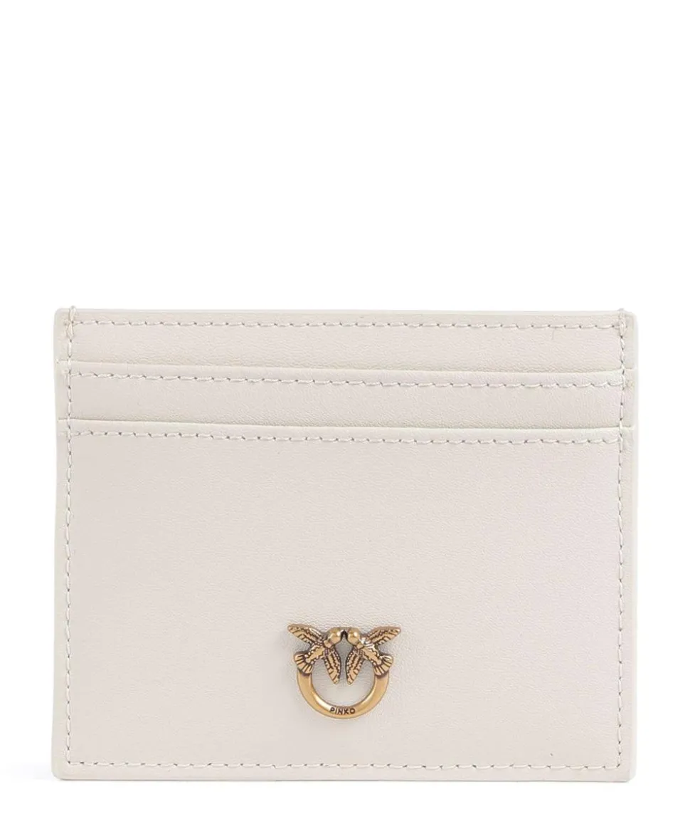 Kreditkartenetui fein genarbtes Kalbsleder weiß