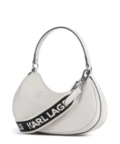 K/Rue St Guillaume Schultertasche recyceltes Polyamid elfenbein