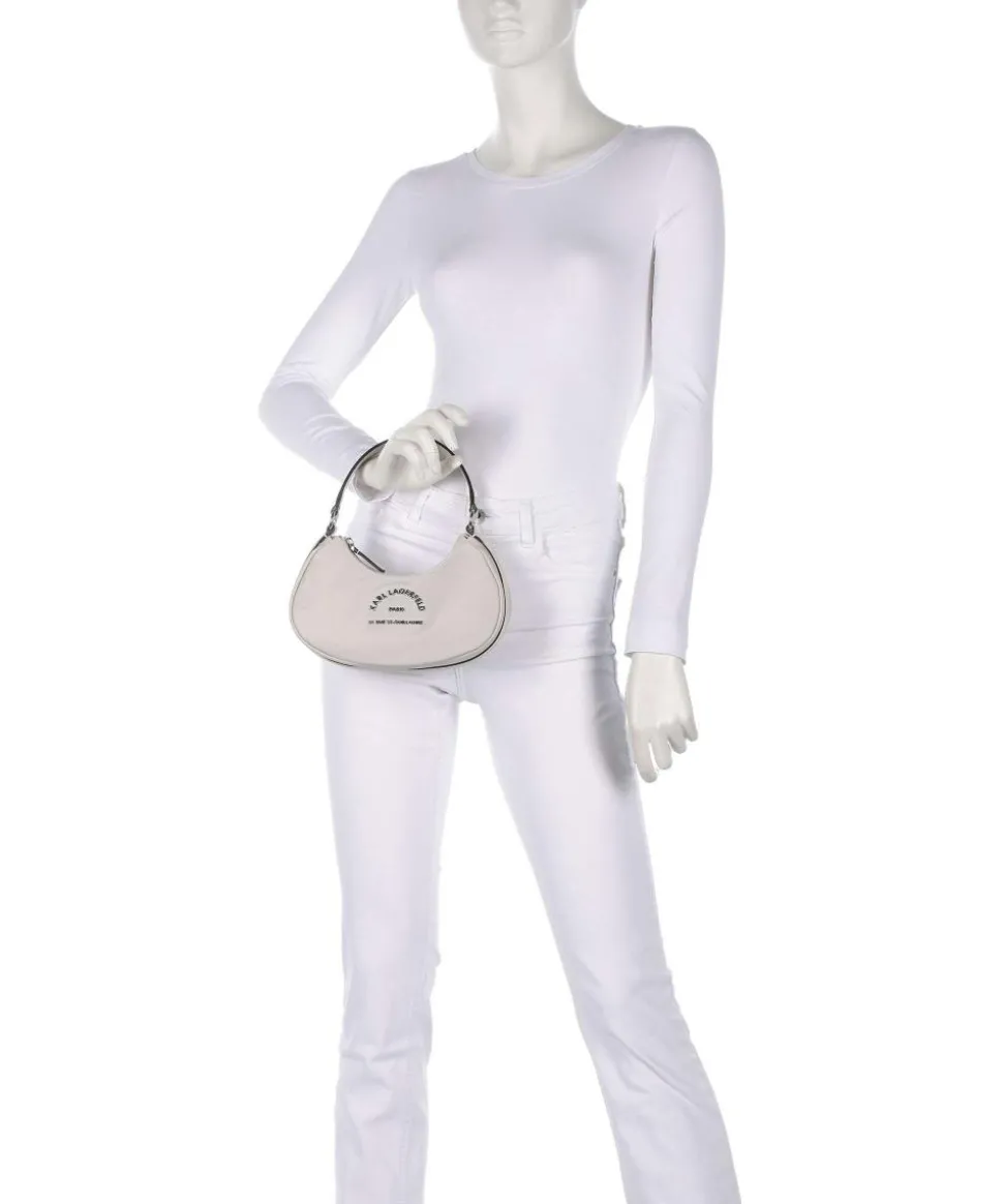 K/Rue St Guillaume Schultertasche recyceltes Polyamid elfenbein