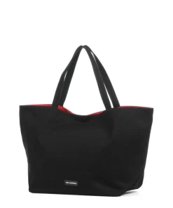 K/Rue St Guillaume Shopper Canvas schwarz