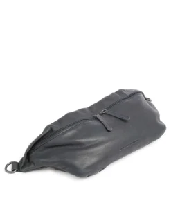 Kruger Gürteltasche weiches Rindsleder blaugrau