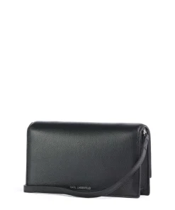 K/Seven Geldbörse genarbtes Rindsleder schwarz