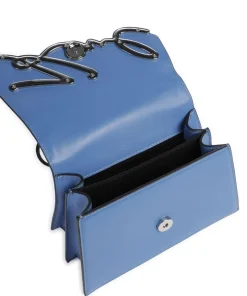 K/Signature 2.0 Handtasche genarbtes Rindsleder blau