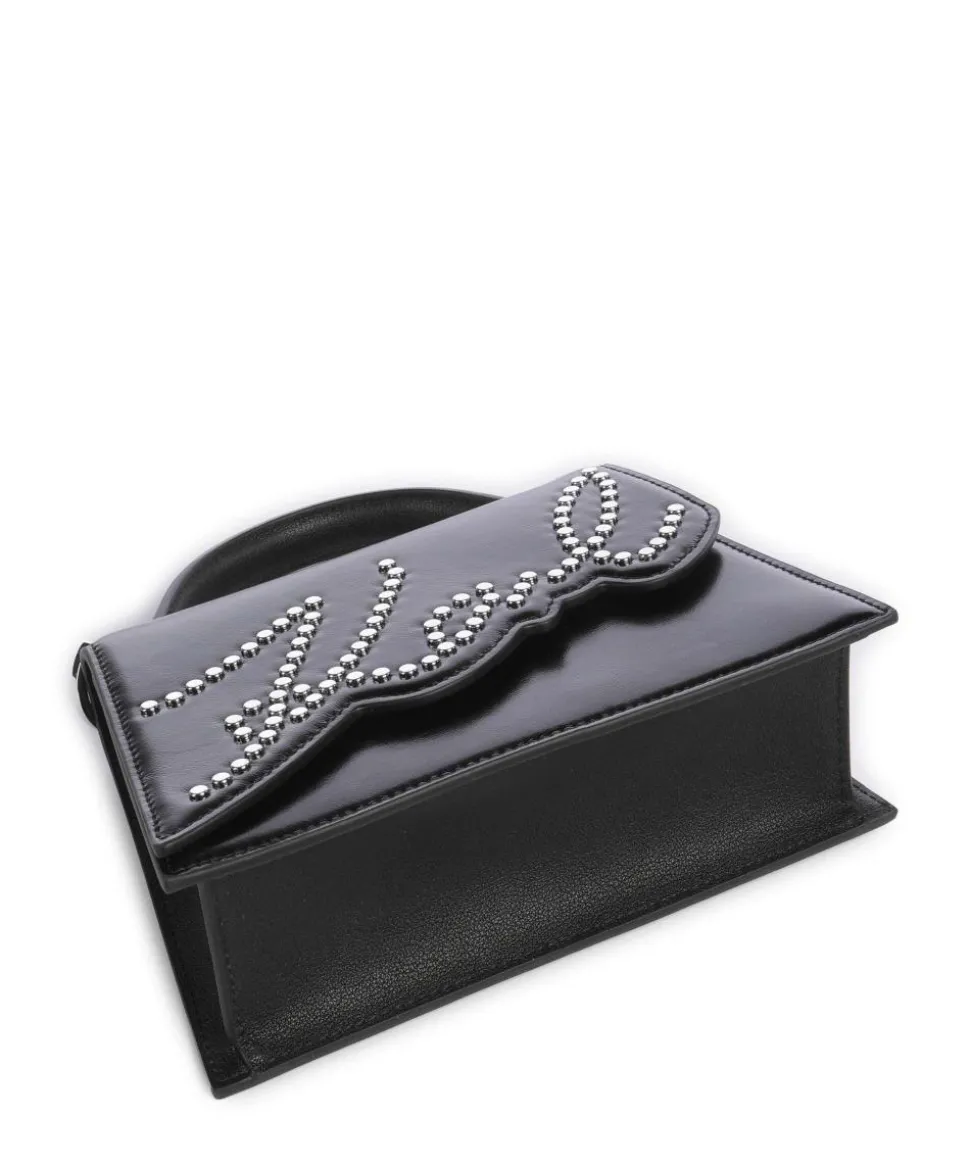 K/Signature 2.0 Small Handtasche Rindsleder schwarz