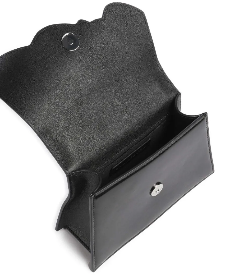 K/Signature 2.0 Small Handtasche Rindsleder schwarz