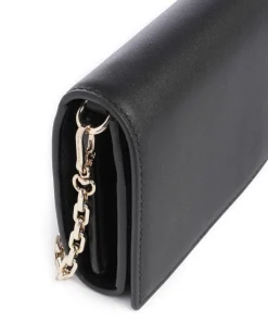 K/Signature Geldbörse fein genarbtes Rindsleder schwarz