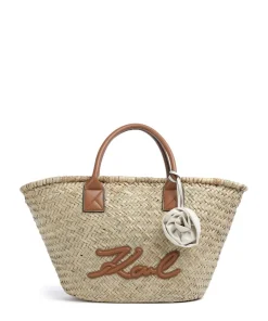 K/Signature Medium Handtasche Bast natur