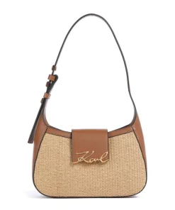 K/Signature Schultertasche Polypropylen beige/braun