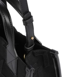 K/Skuare Small Umhängetasche Baumwolle, Lederimitat schwarz