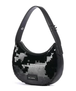 K/Soiree Schultertasche Lederimitat schwarz