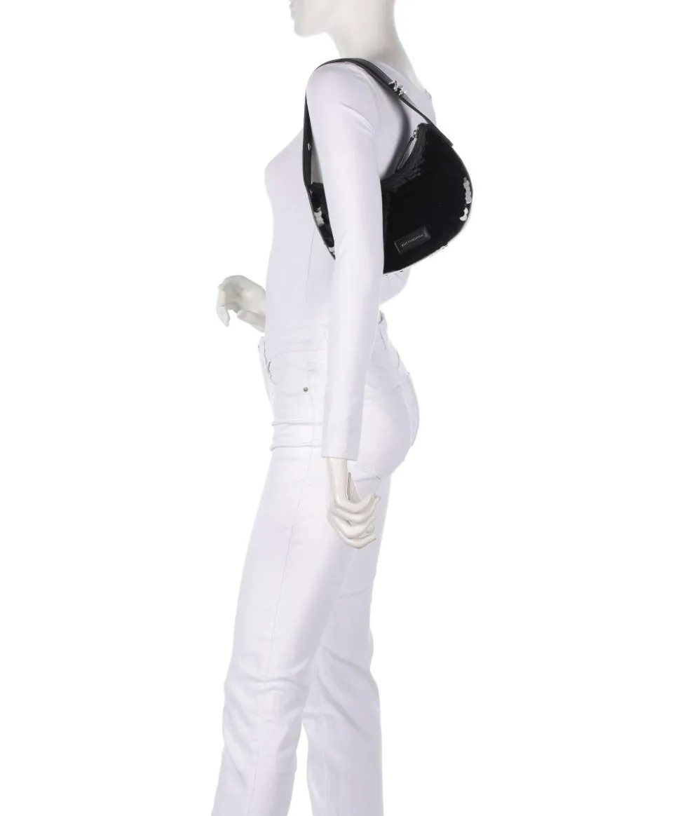 K/Soiree Schultertasche Lederimitat schwarz