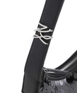 K/Soiree Schultertasche Lederimitat schwarz