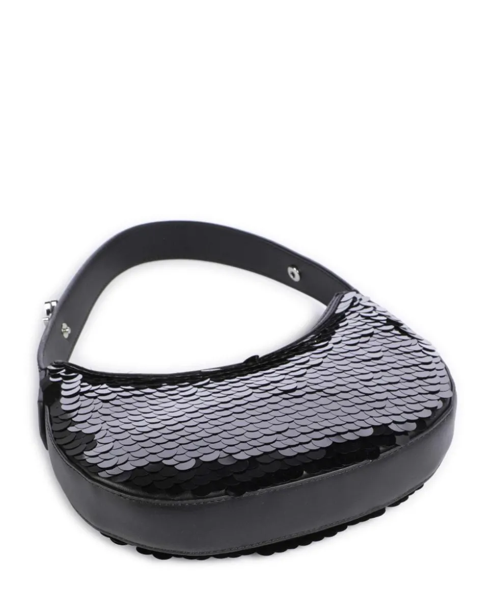 K/Soiree Schultertasche Lederimitat schwarz