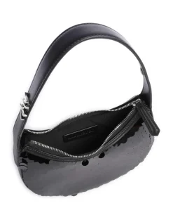 K/Soiree Schultertasche Lederimitat schwarz