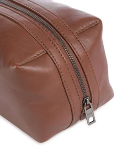 Kulturbeutel braun 19 cm