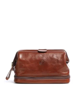 Kulturbeutel braun 27 cm