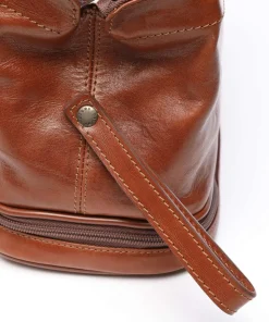 Kulturbeutel braun 27 cm