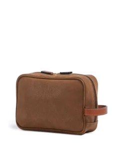 Kulturbeutel braun 25 cm