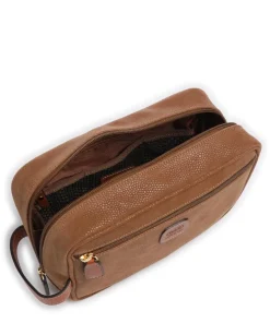 Kulturbeutel braun 25 cm