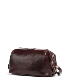 Kulturbeutel rotbraun 27 cm