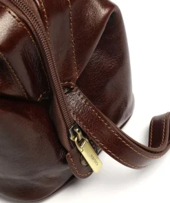 Kulturbeutel rotbraun 27 cm